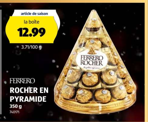 FERRERO ROCHER EN PYRAMIDE