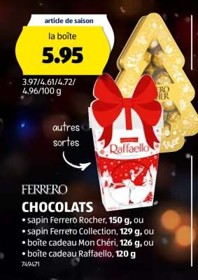 FERRERO CHOCOLATS