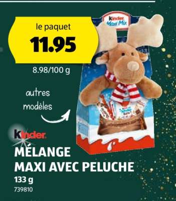 Kinder MÉLANGE MAXI AVEC PELUCHE