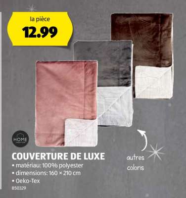 COUVERTURE DE LUXE