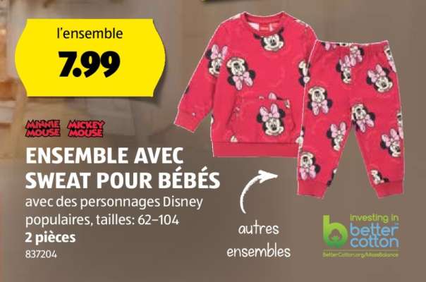 ENSEMBLE AVEC SWEAT POUR BÉBÉS