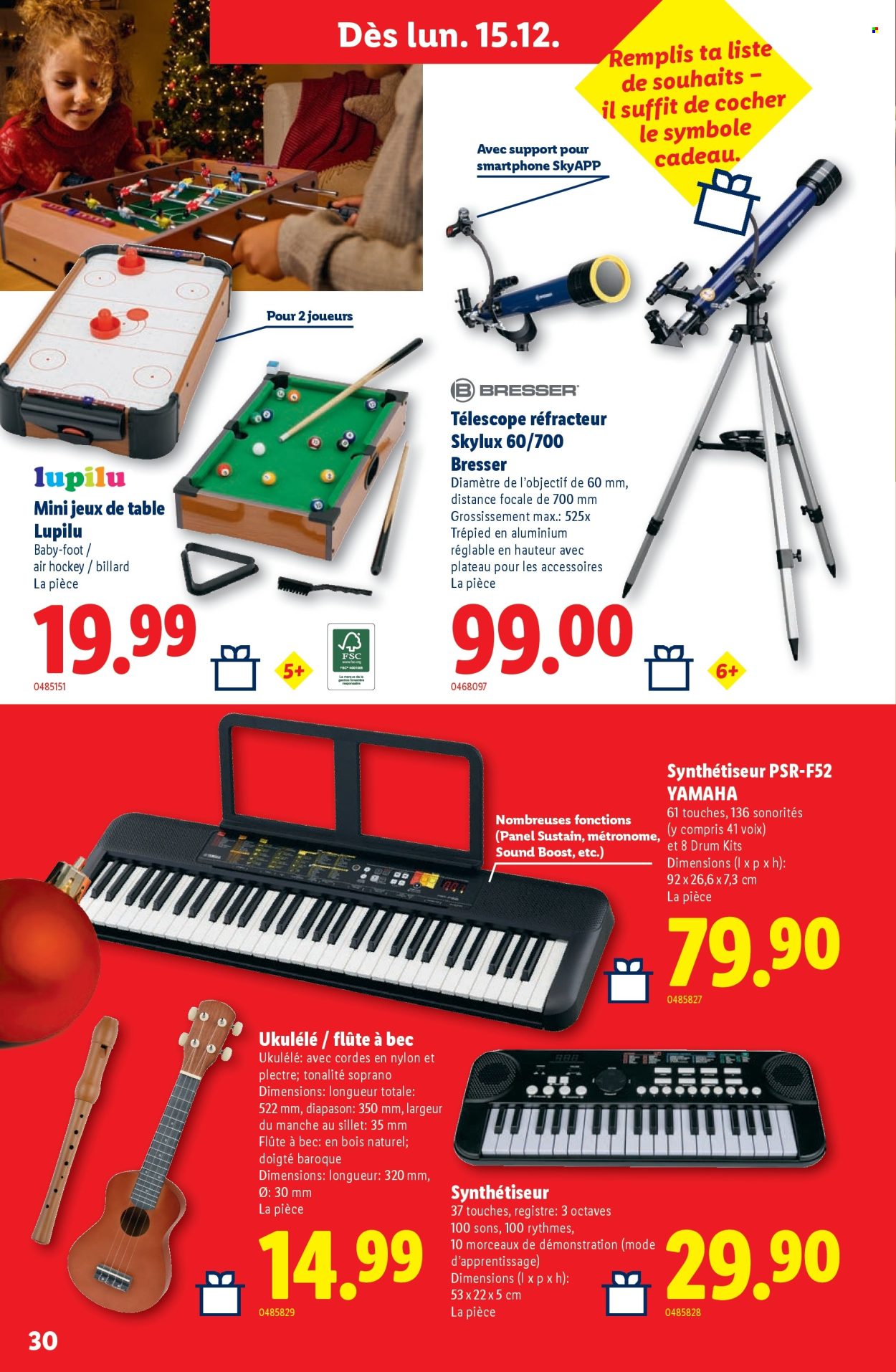Catalogue Lidl. Page 30. Page 30