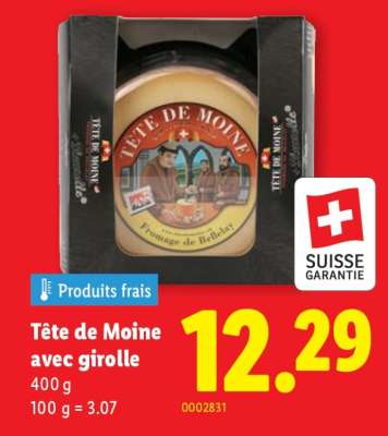 Tête de Moine avec girolle