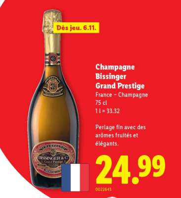 Champagne Bissinger Grand Prestige