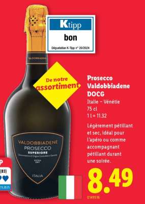 Prosecco Valdobbiadene DOCG