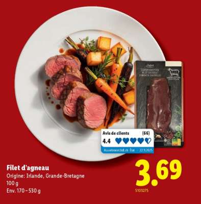 Filet d’agneau