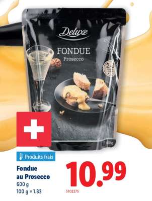 Fondue au Prosecco