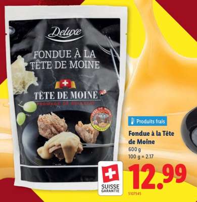 Fondue à la Tête de Moine