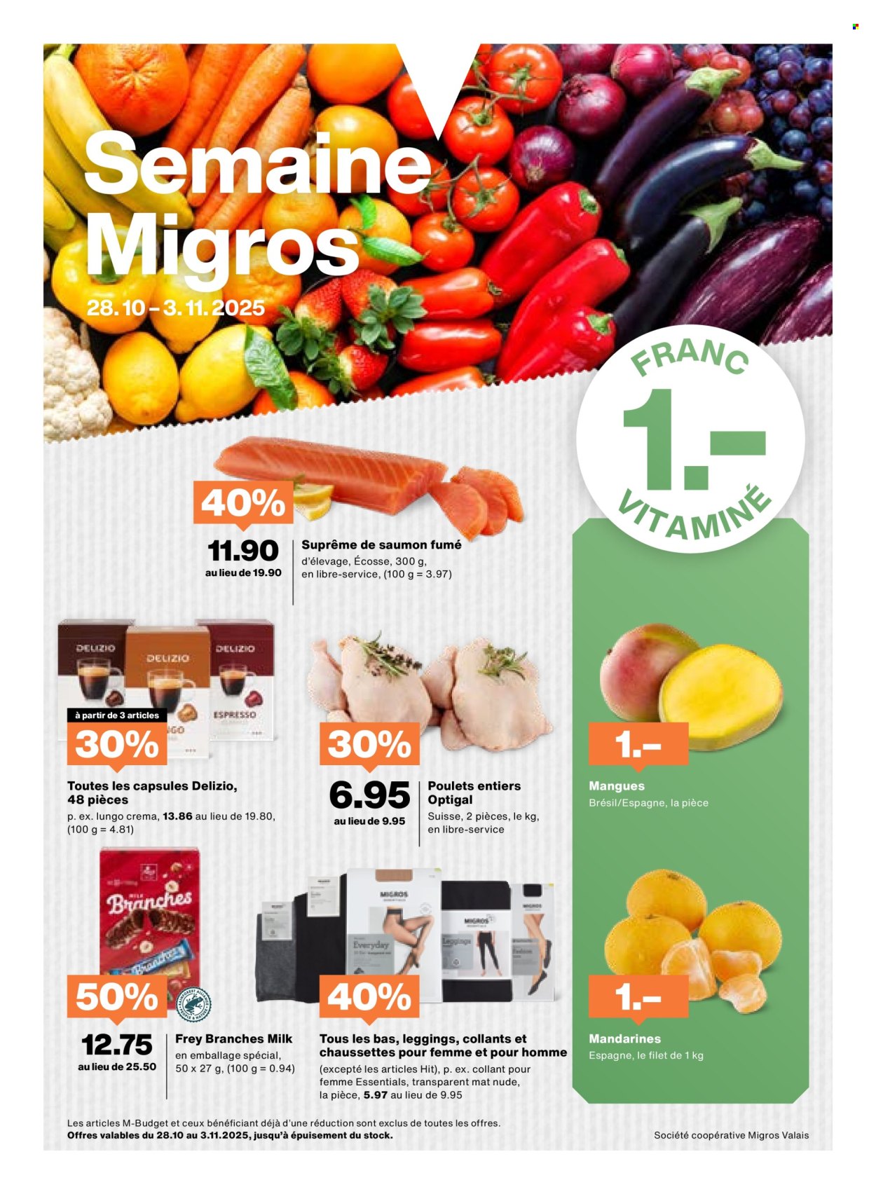 Catalogue Migros - 28.10.2025 - 3.11.2025. Page 1. Page 1