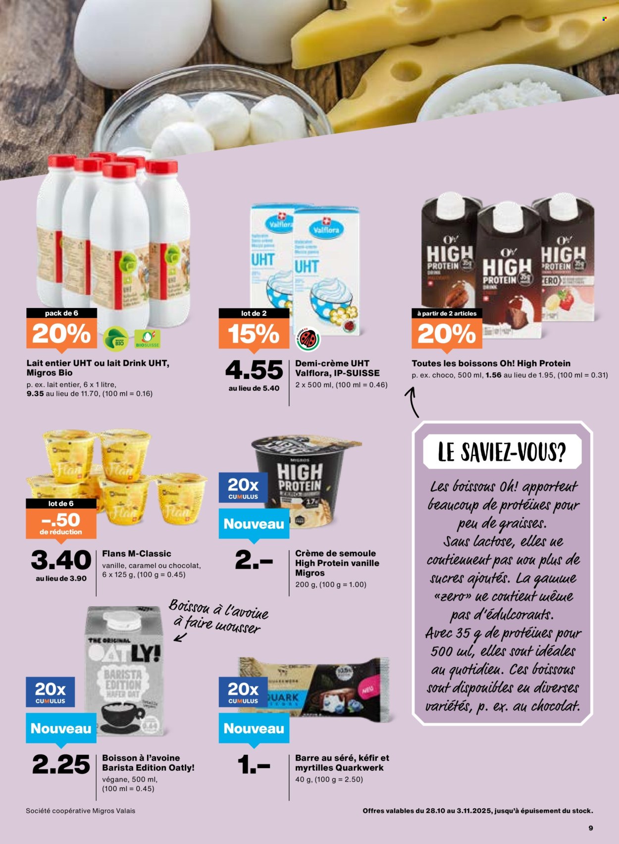 Catalogue Migros - 28.10.2025 - 3.11.2025. Page 9. Page 9