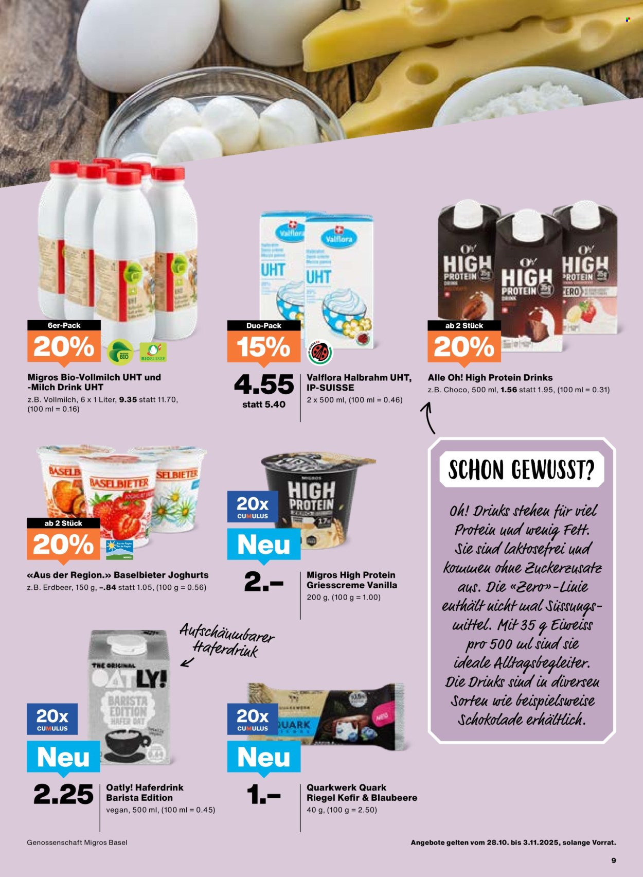 Catalogue Migros - 28.10.2025 - 3.11.2025. Page 9. Page 9