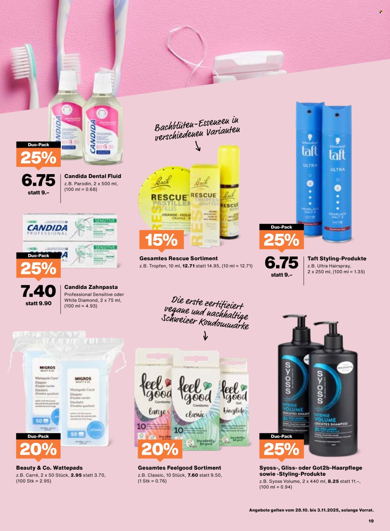 Catalogue Migros - 28.10.2025 - 3.11.2025. Page 19. Page 19