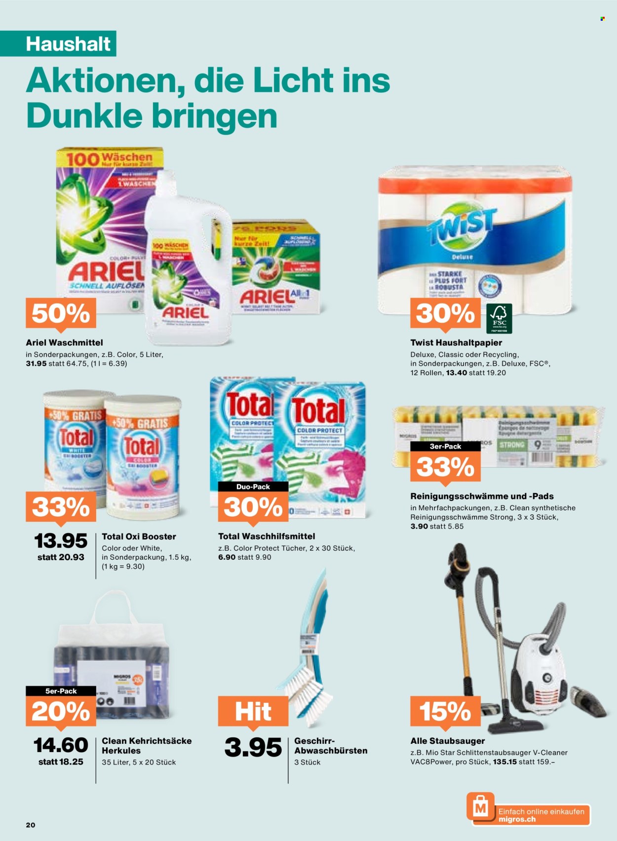 Catalogue Migros - 28.10.2025 - 3.11.2025. Page 20. Page 20