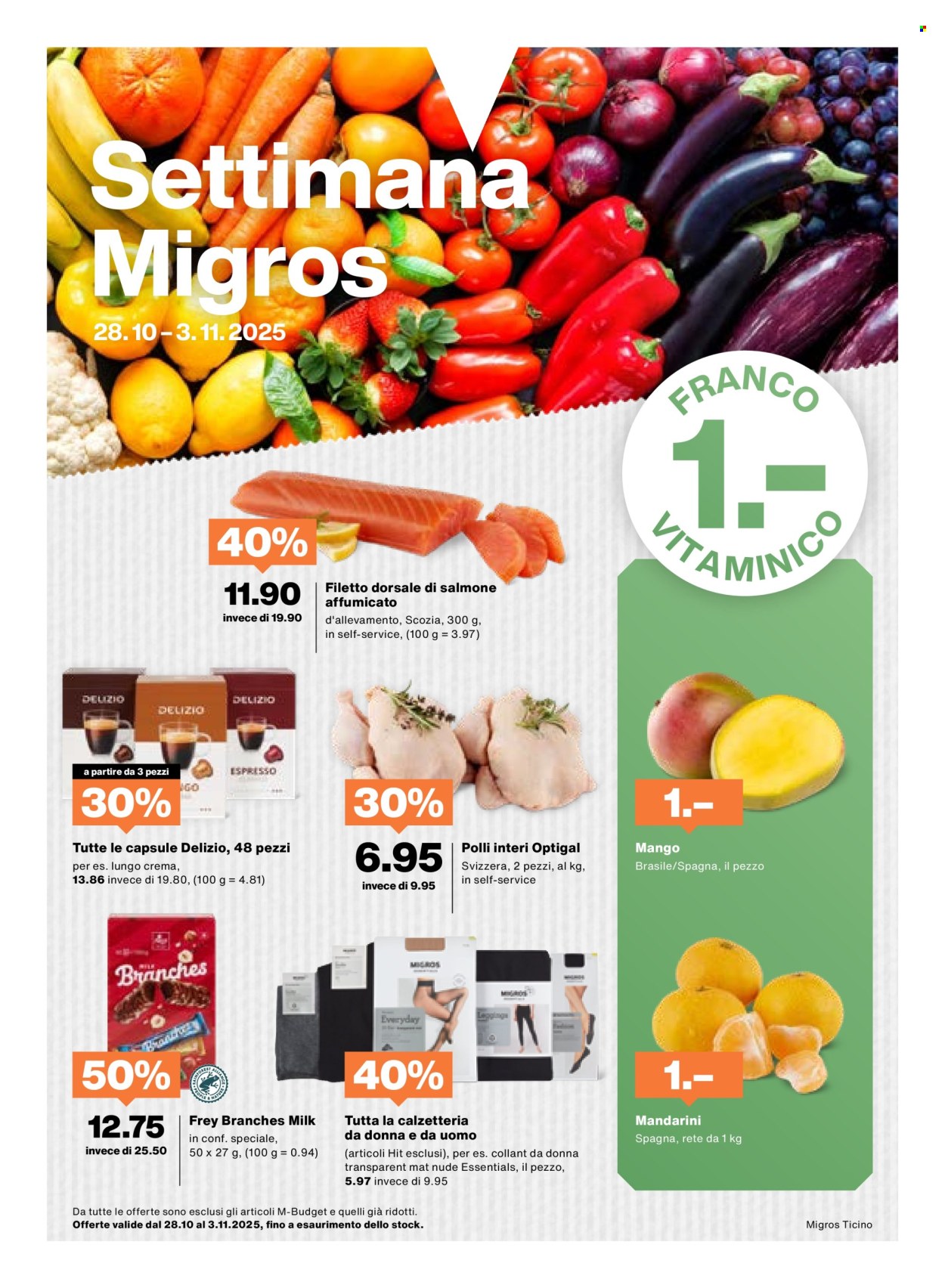 Catalogue Migros - 28.10.2025 - 3.11.2025. Page 1. Page 1