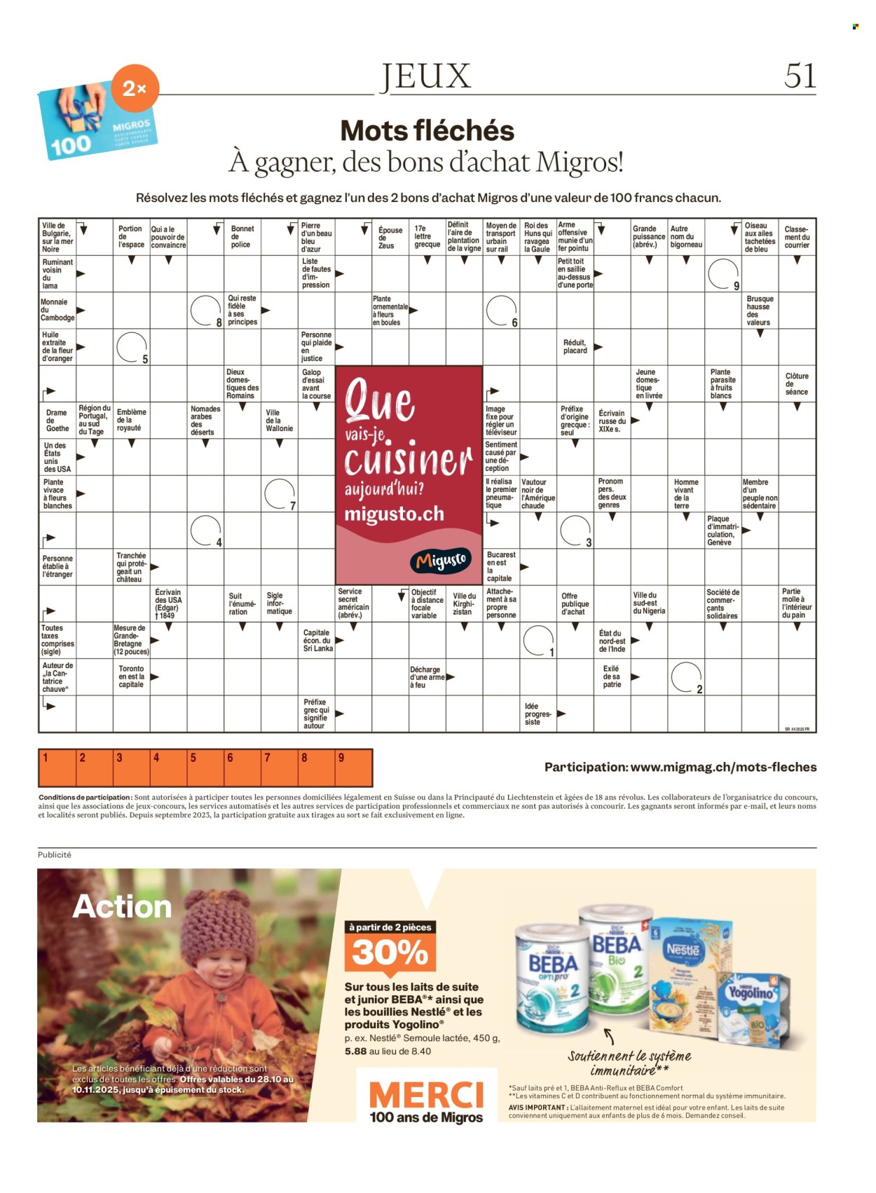 Catalogue Migros - 28.10.2025 - 3.11.2025. Page 51. Page 51