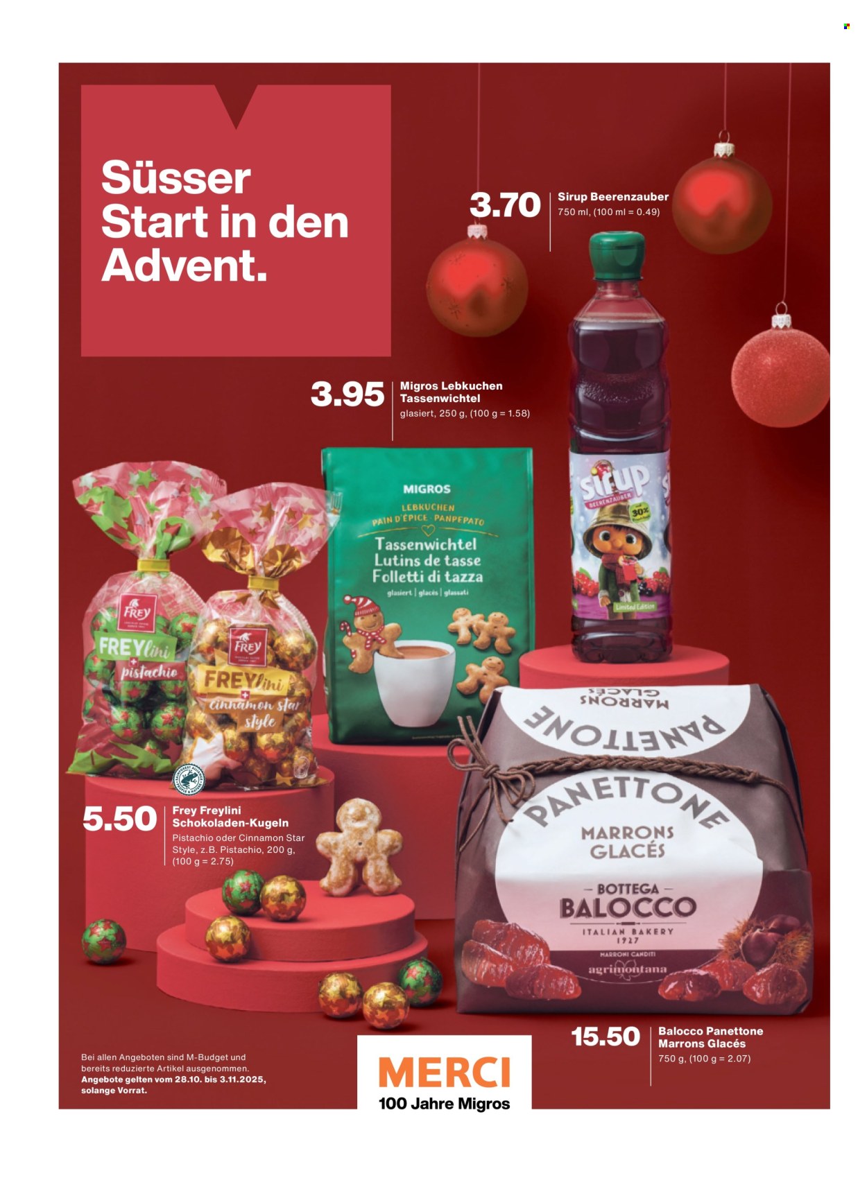 Catalogue Migros - 28.10.2025 - 3.11.2025. Page 4. Page 4