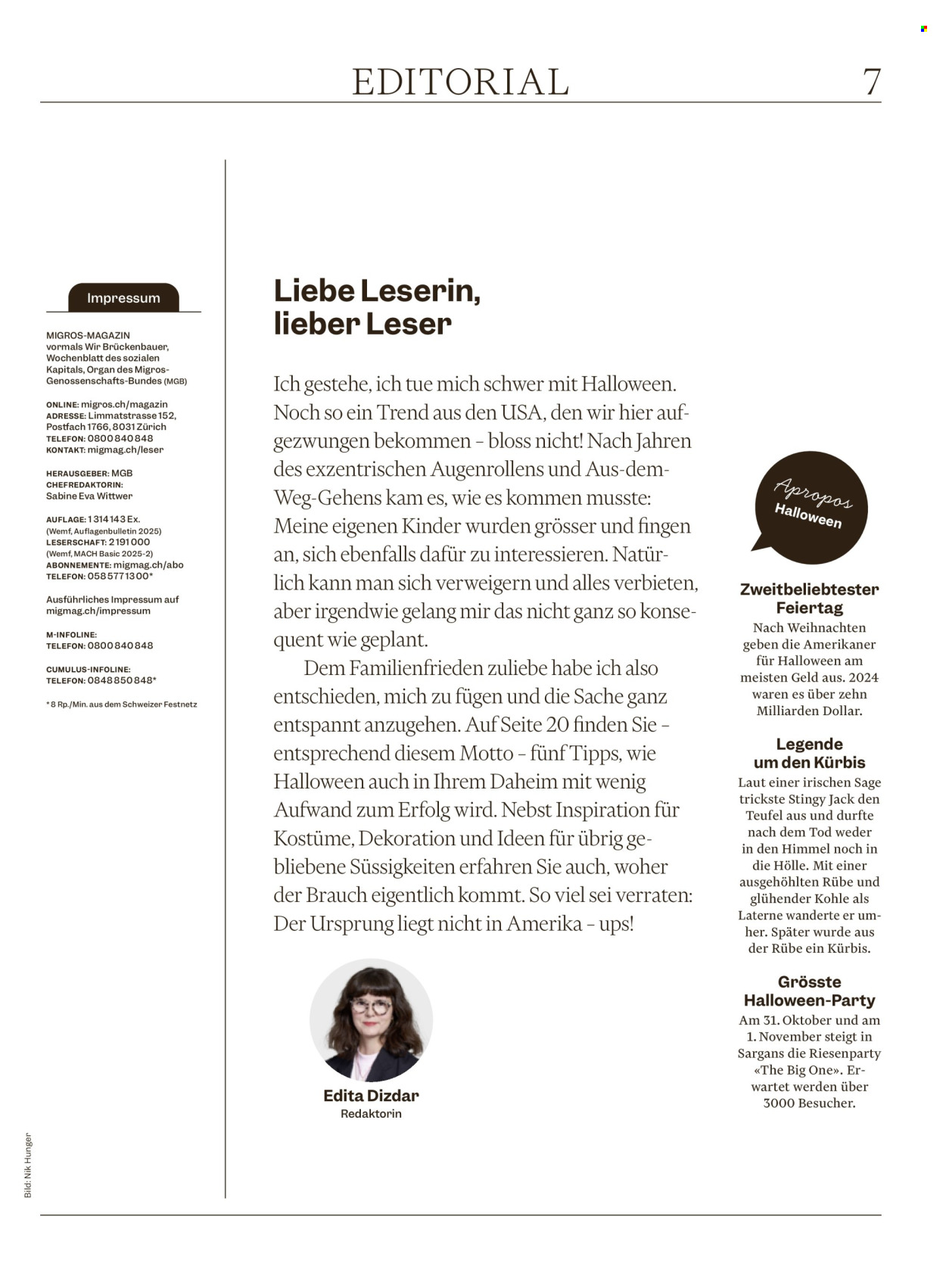 Catalogue Migros - 28.10.2025 - 3.11.2025. Page 7. Page 7