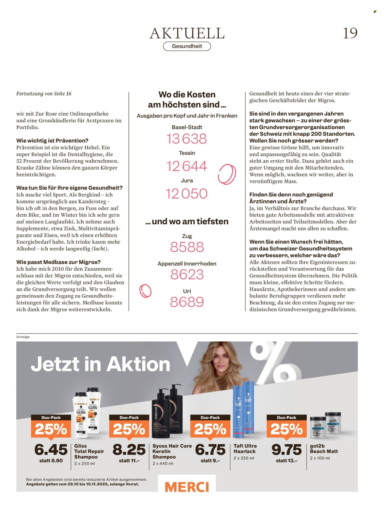 Catalogue Migros - 28.10.2025 - 3.11.2025. Page 19. Page 19