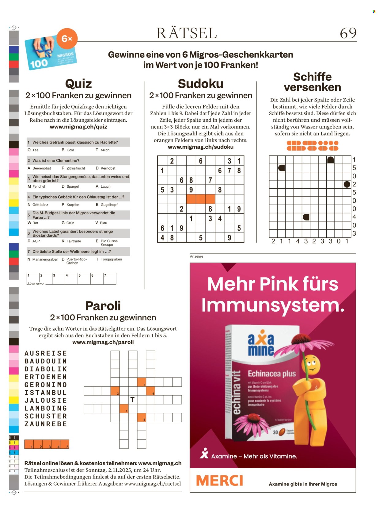 Catalogue Migros - 28.10.2025 - 3.11.2025. Page 69. Page 69