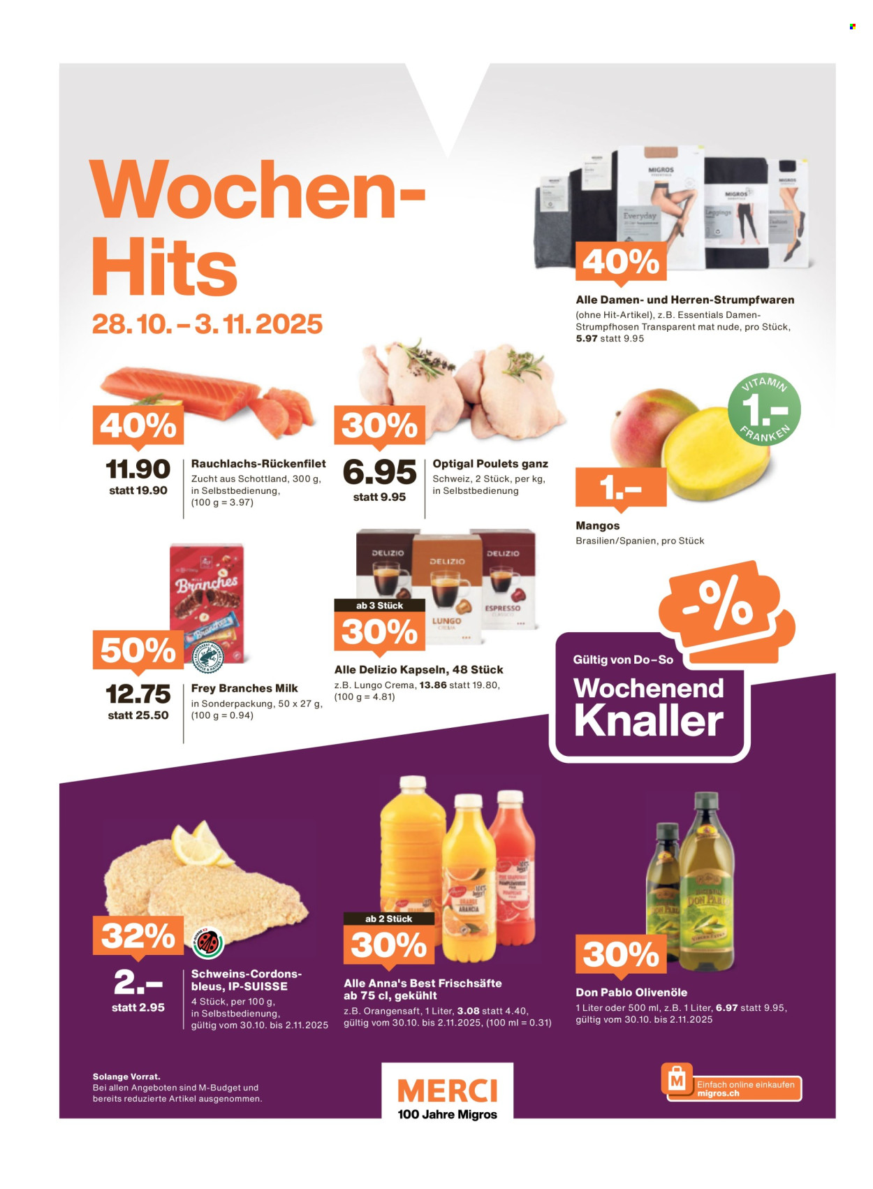 Catalogue Migros - 28.10.2025 - 3.11.2025. Page 72. Page 72
