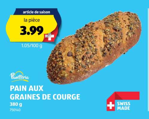 PAIN AUX GRAINES DE COURGE