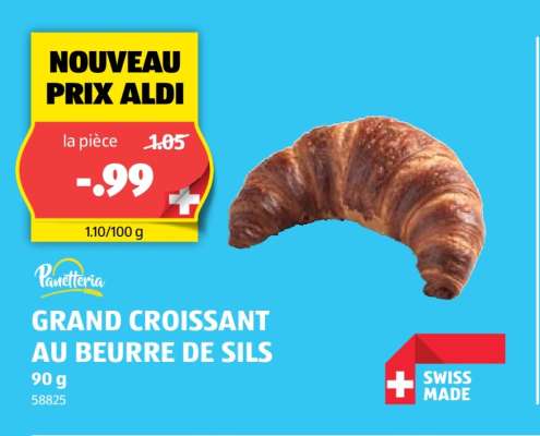 GRAND CROISSANT AU BEURRE DE SILS