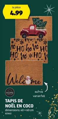 TAPIS DE NOËL EN COCO