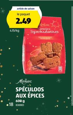 SPÉCULOOS AUX ÉPICES