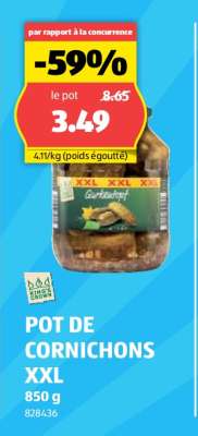 POT DE CORNICHONS XXL