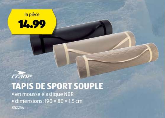 TAPIS DE SPORT SOUPLE