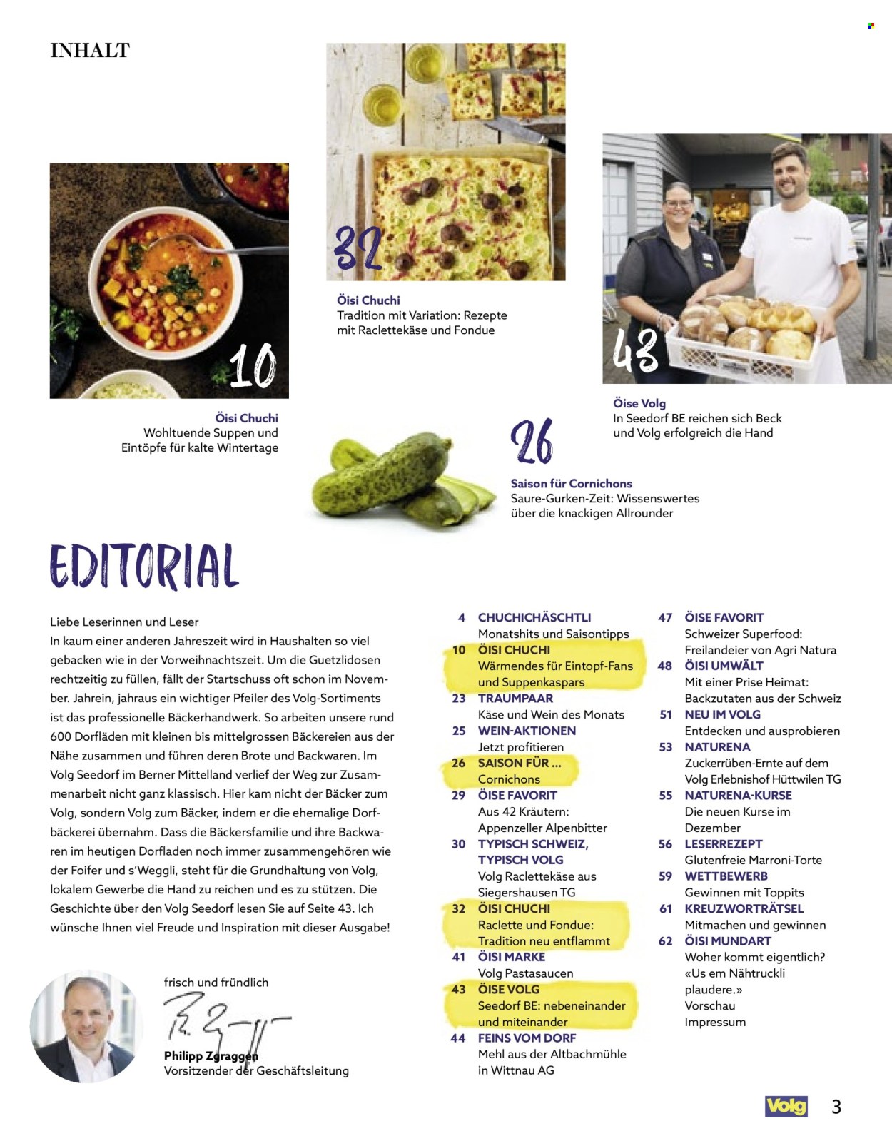 Catalogue Volg - 1.11.2025 - 30.11.2025. Page 3. Page 3