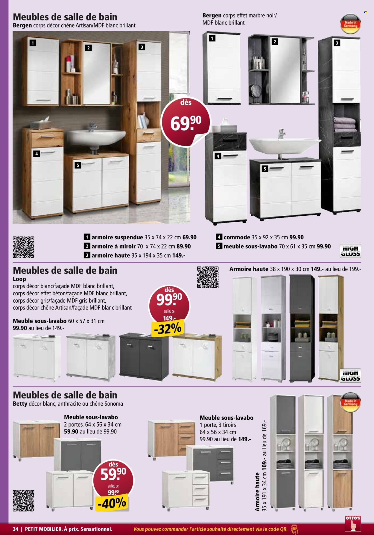 Catalogue Otto's. Page 34. Page 34