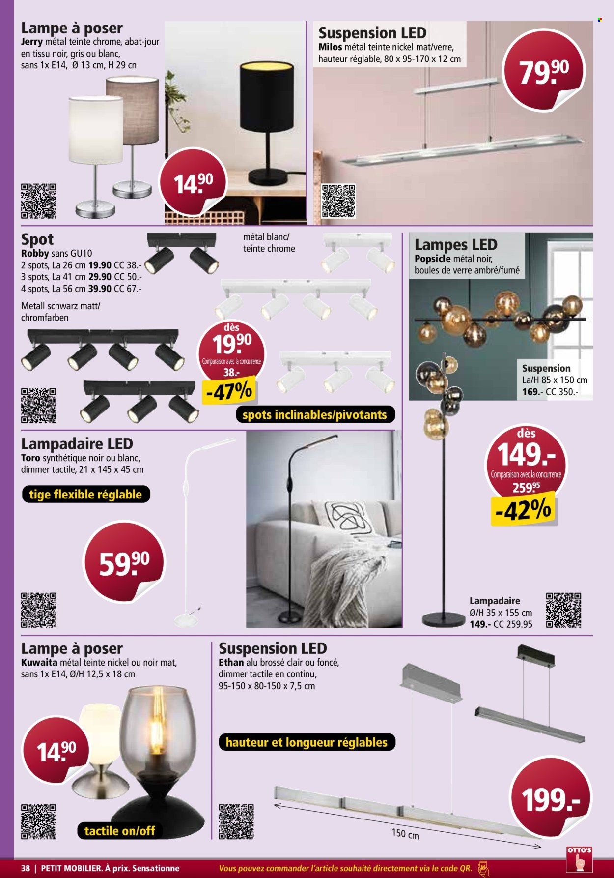 Catalogue Otto's. Page 38. Page 38