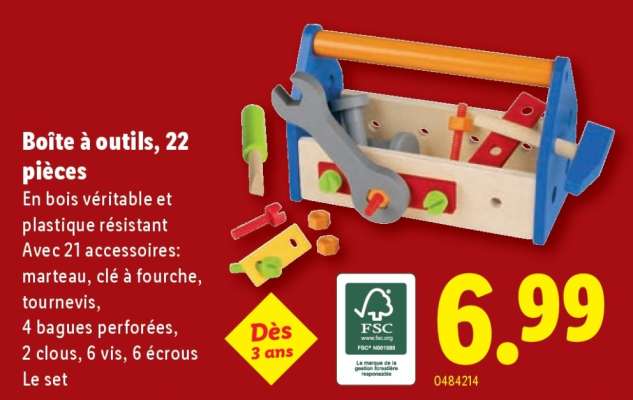 Boîte à outils, 22 pièces