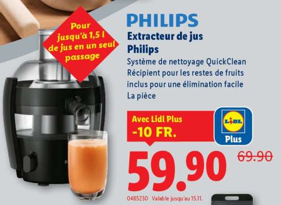 PHILIPS Extracteur de jus Philips