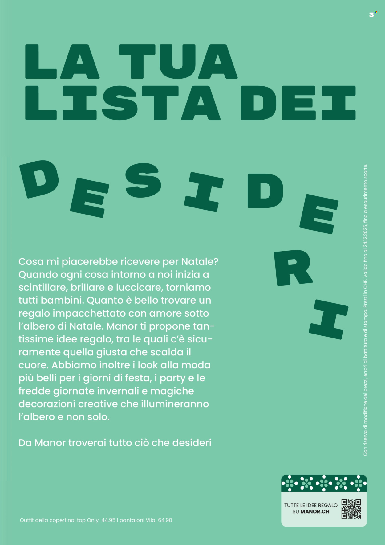 Catalogue Manor - 6.11.2025 - 24.12.2025. Page 3. Page 3