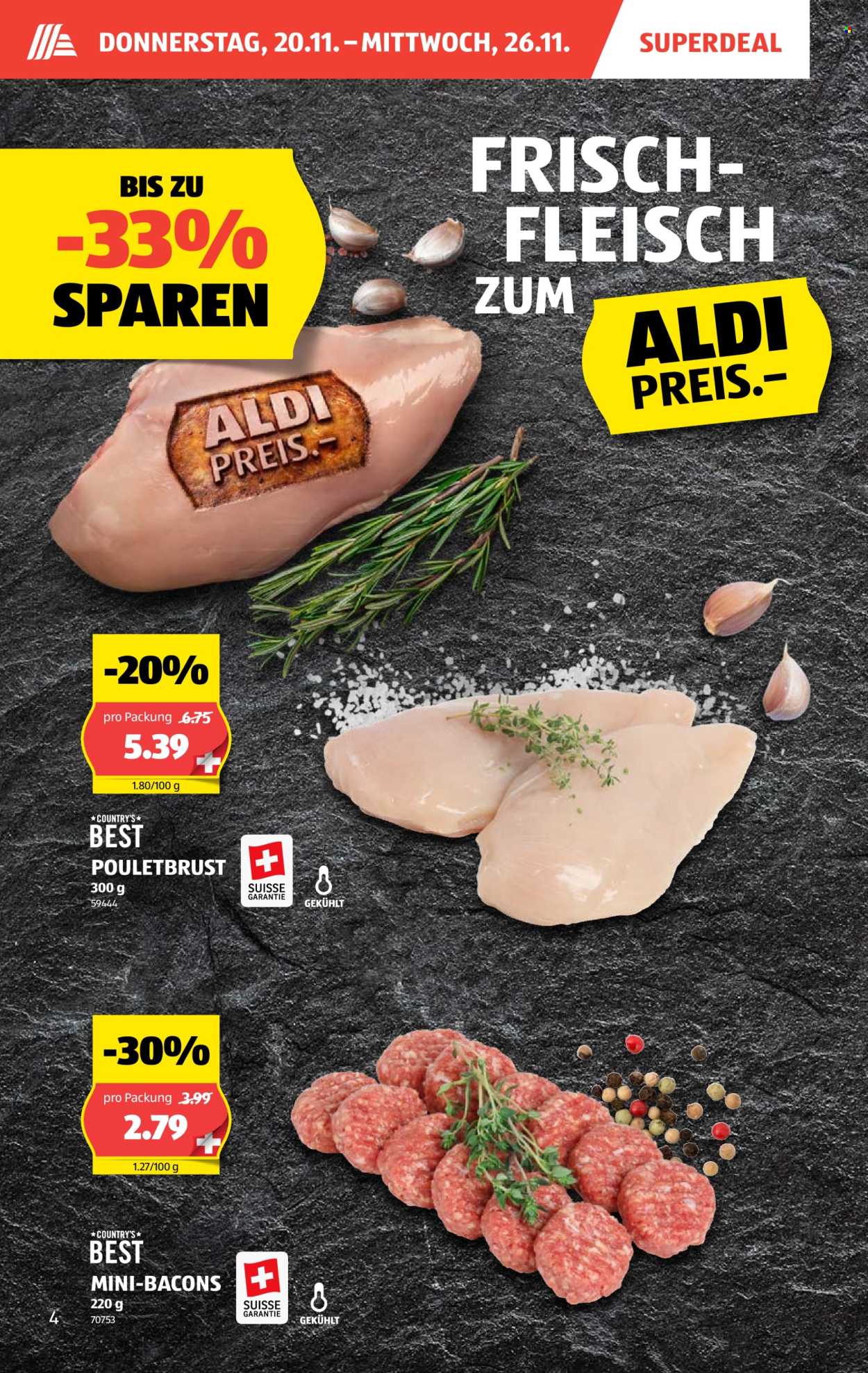 Catalogue Aldi - 20.11.2025 - 26.11.2025. Page 4. Page 4
