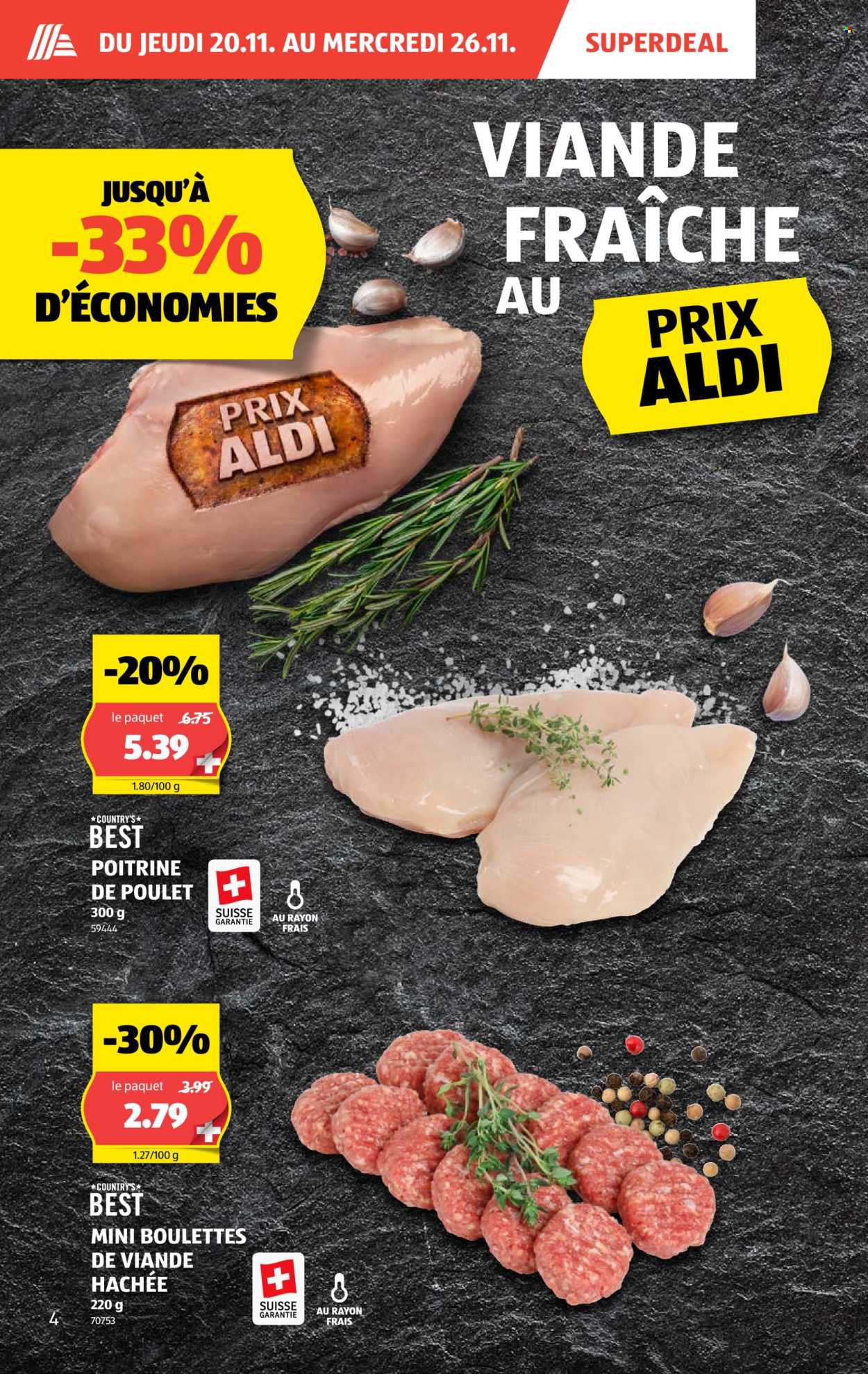 Catalogue Aldi - 20.11.2025 - 26.11.2025. Page 4. Page 4