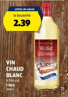 VIN CHAUD BLANC