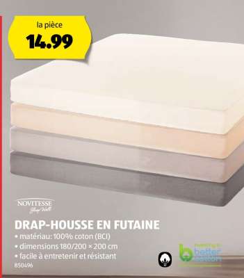 Drap-housse en futaine