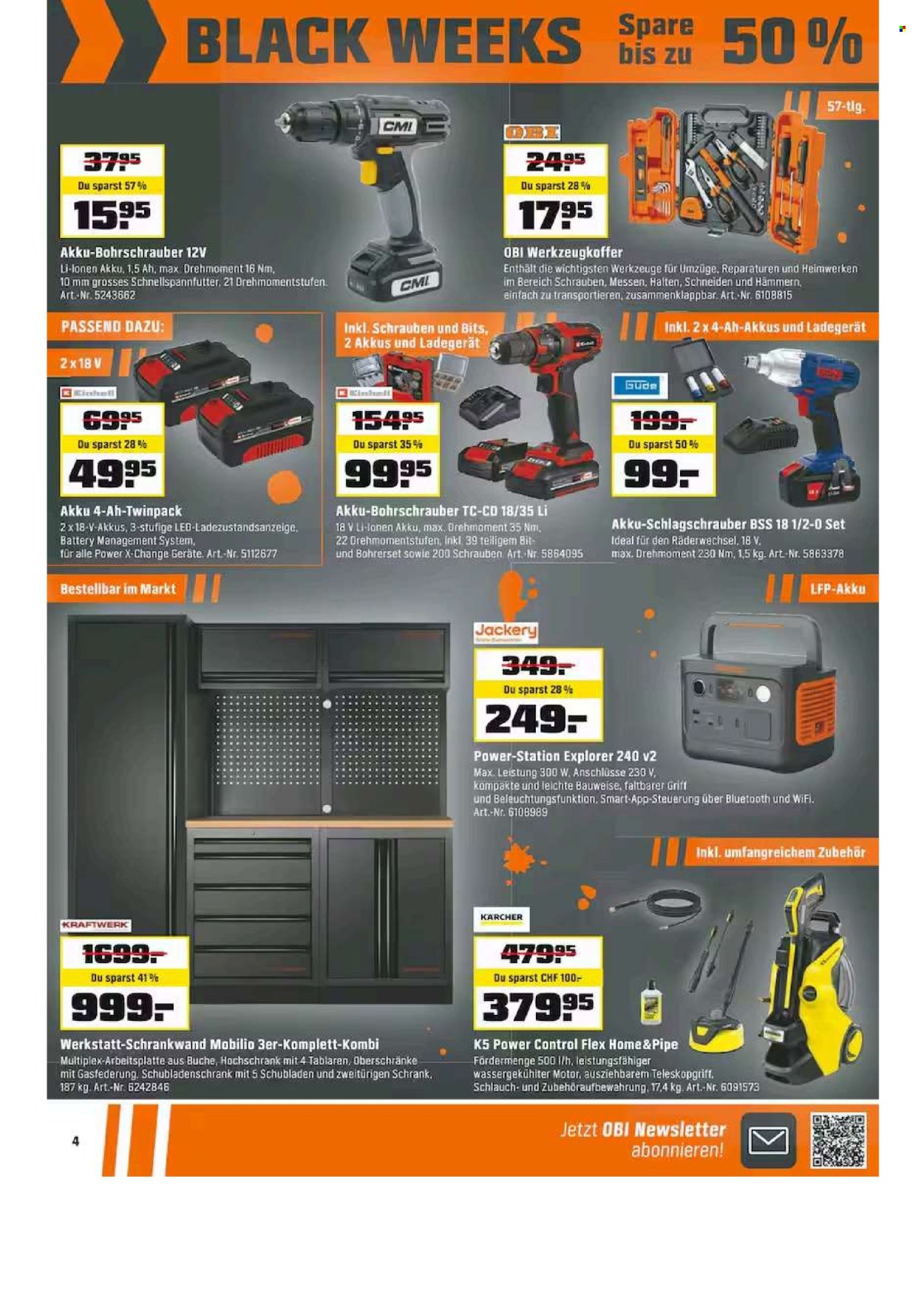 Catalogue OBI - 17.11.2025 - 30.11.2025. Page 4. Page 4