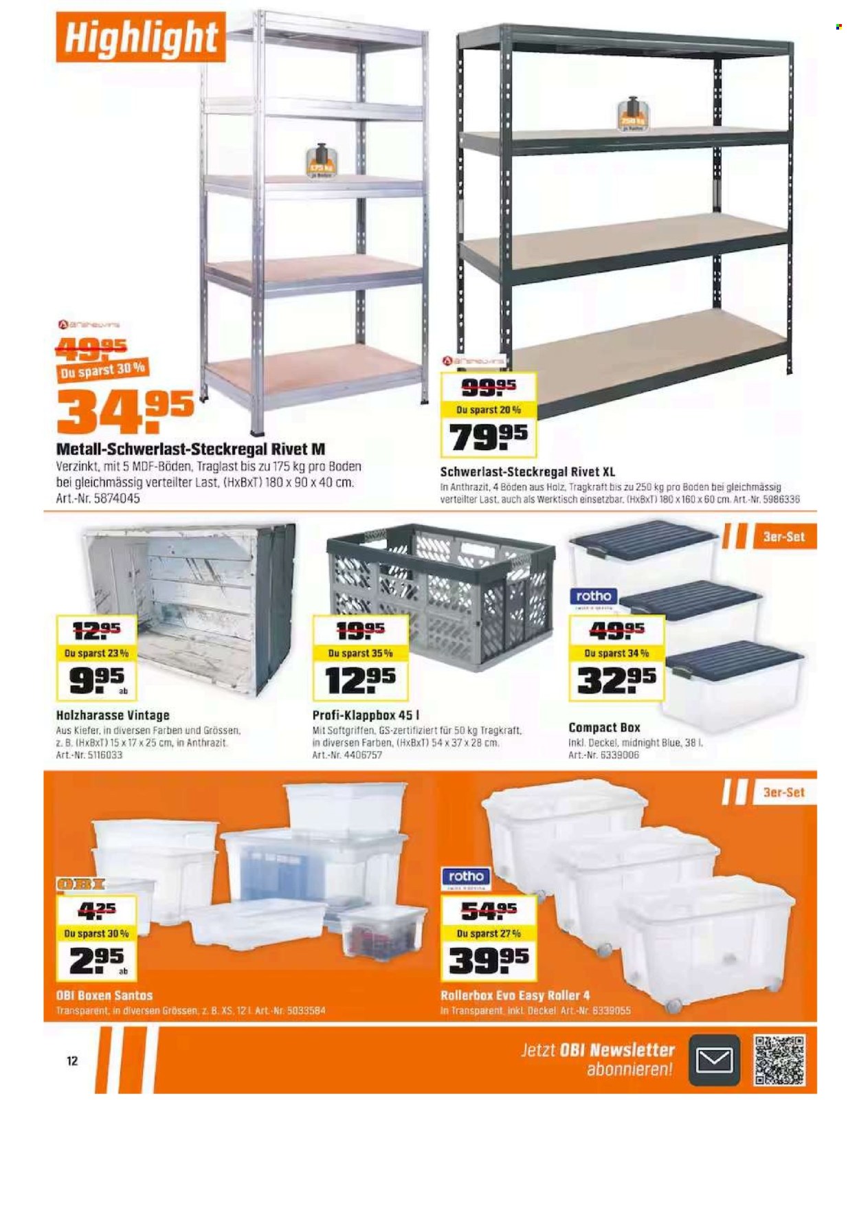 Catalogue OBI - 17.11.2025 - 30.11.2025. Page 12. Page 12