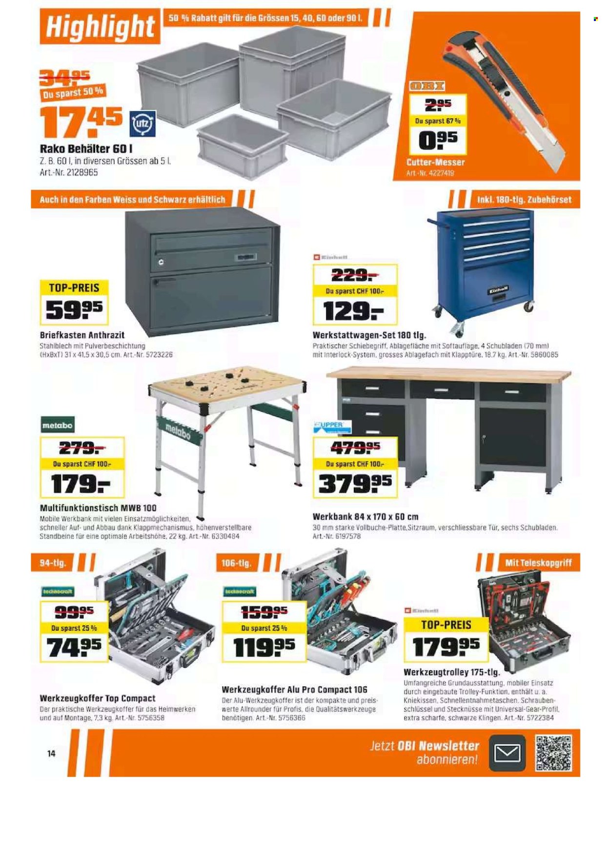 Catalogue OBI - 17.11.2025 - 30.11.2025. Page 14. Page 14