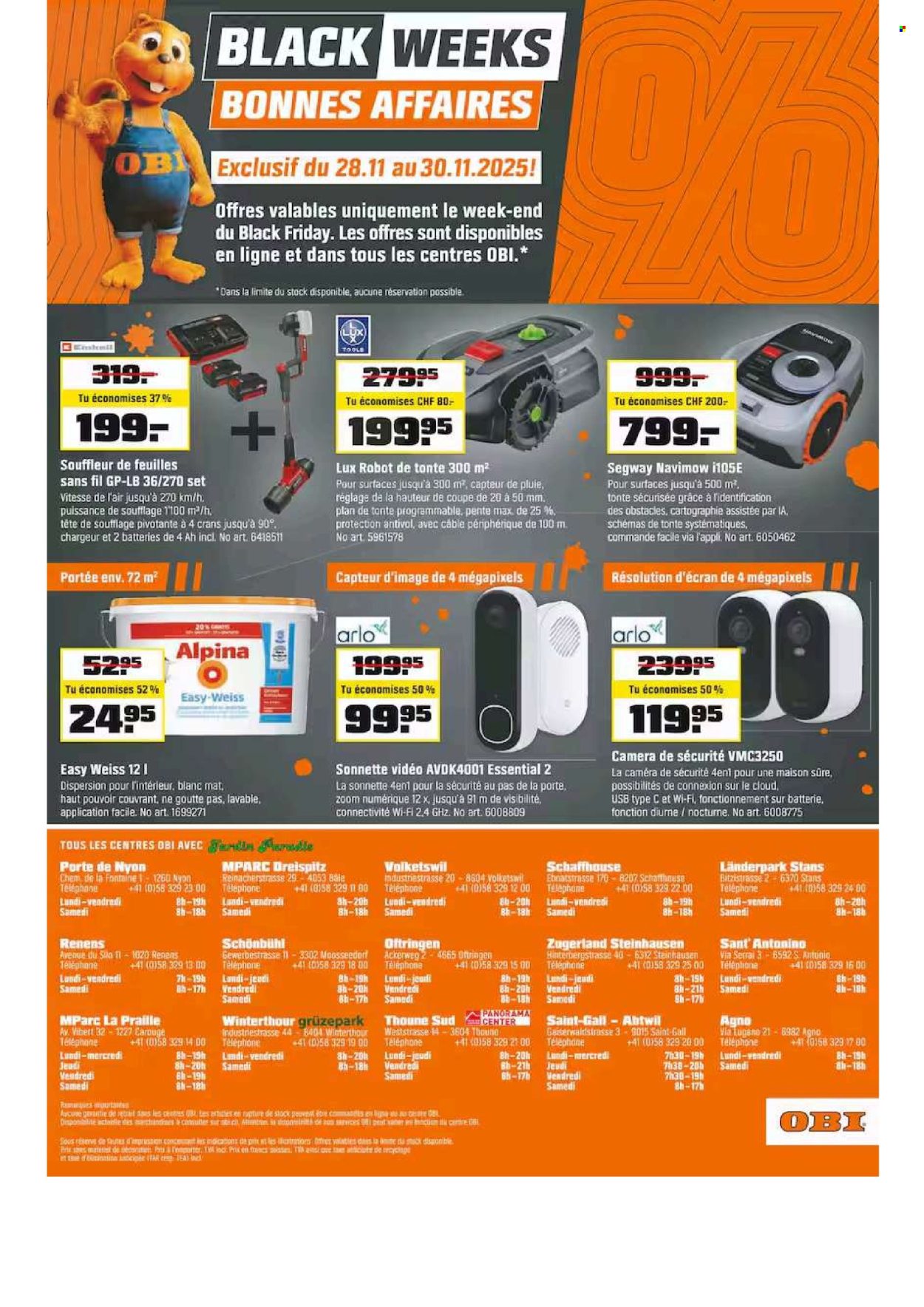Catalogue OBI - 17.11.2025 - 30.11.2025. Page 16. Page 16