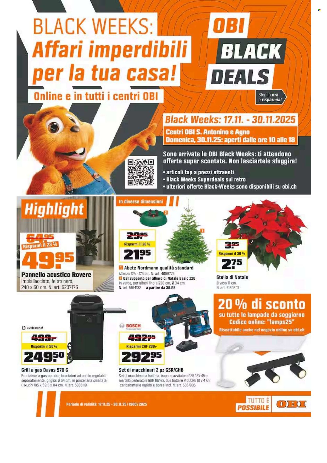 Catalogue OBI - 17.11.2025 - 30.11.2025. Page 1. Page 1