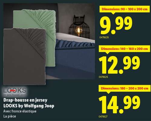 Drap-housse en jersey LOOKS by Wolfgang Joop