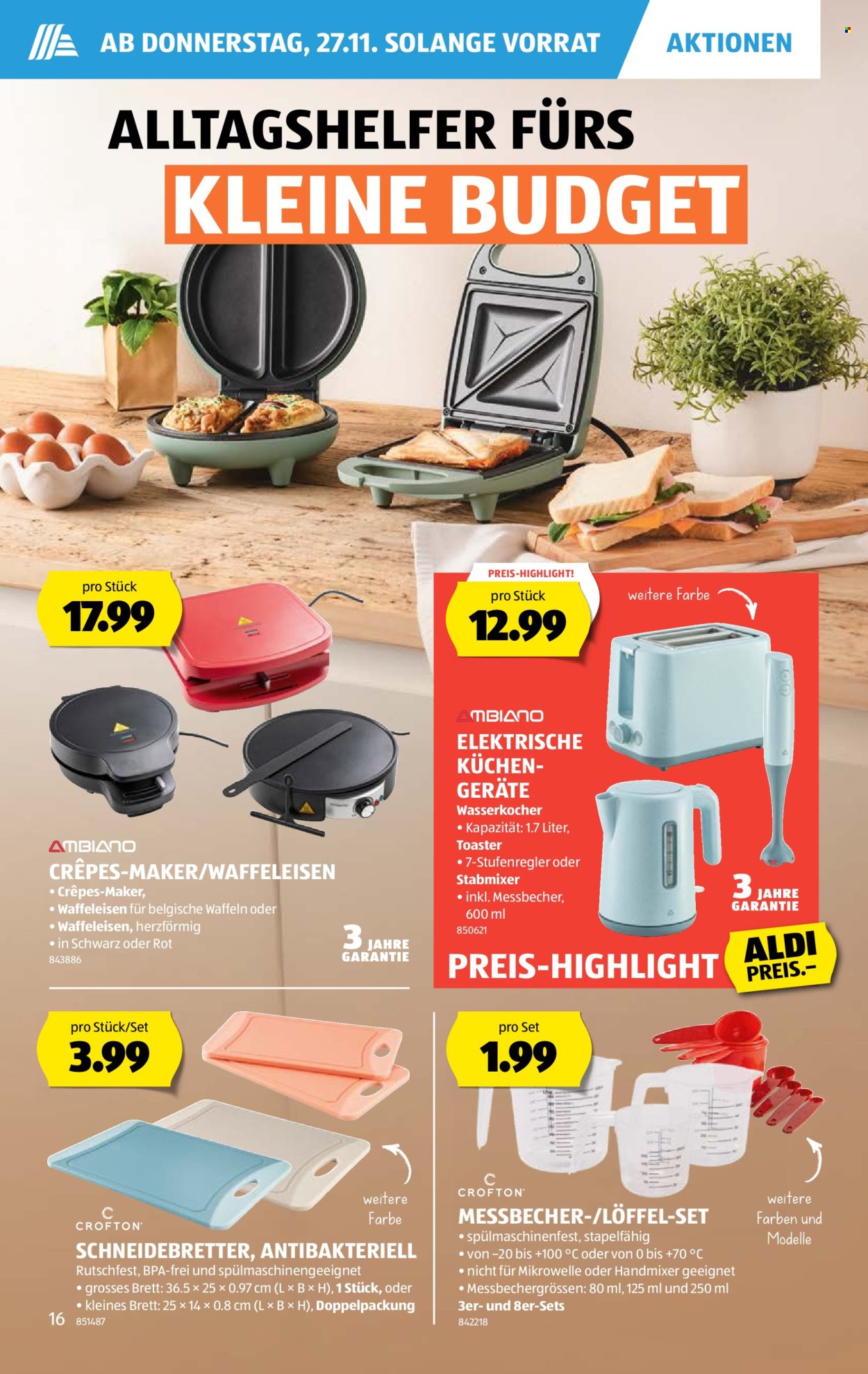 Catalogue Aldi - 27.11.2025 - 3.12.2025. Page 16. Page 16