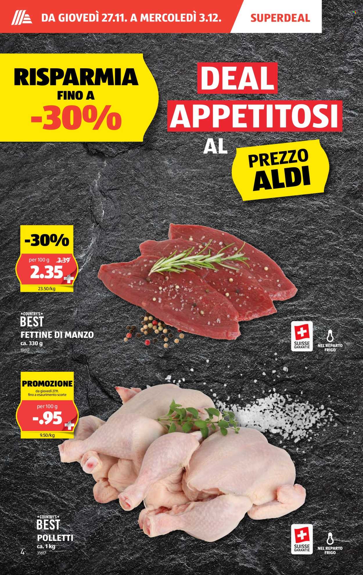 Catalogue Aldi - 27.11.2025 - 3.12.2025. Page 4. Page 4