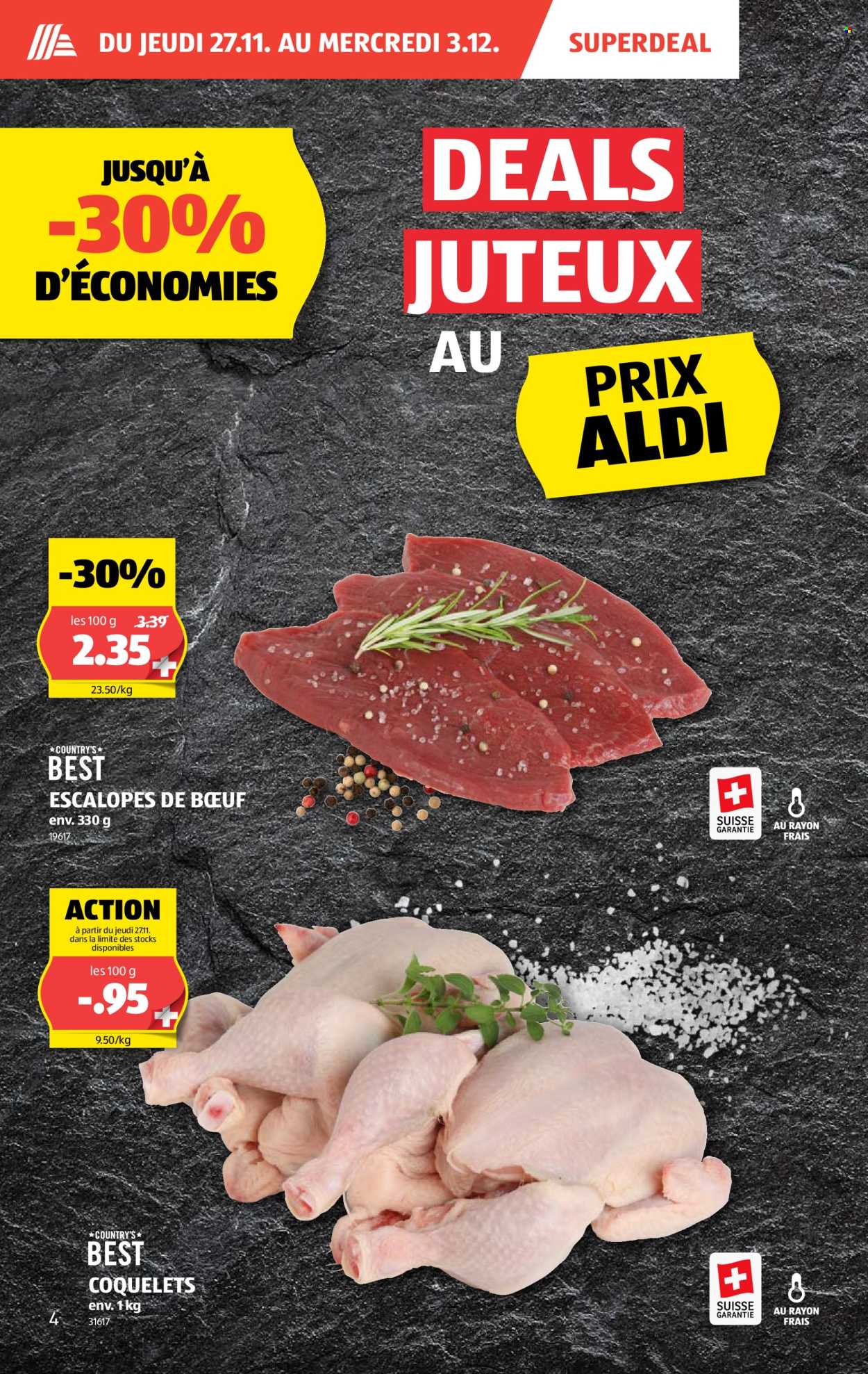 Catalogue Aldi - 27.11.2025 - 3.12.2025. Page 4. Page 4