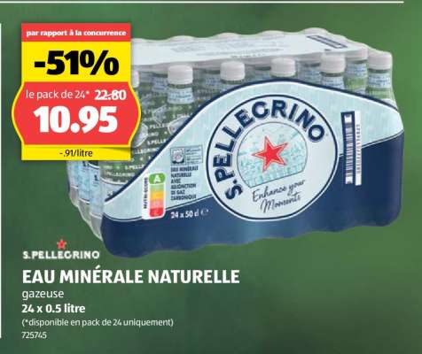 S.PELLEGRINO EAU MINÉRALE NATURELLE